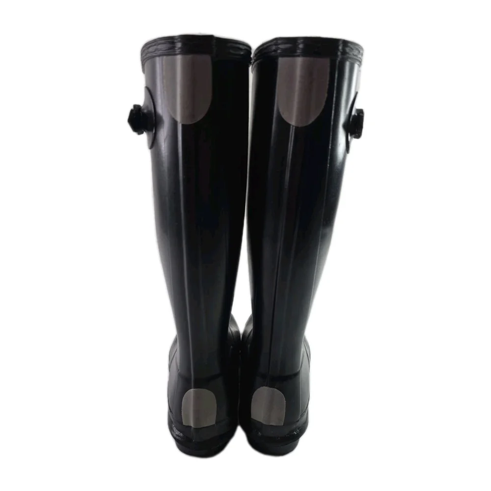 Hunter Kids First Classic Rain Boots Black Kids Unisex Size 4B/5G